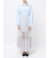 チュールティアードスカート