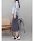 バックタックスタンドカラーシャツ