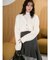 【WEB限定カラーあり】シャギークロップドカーディガン