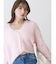 【WEB限定カラーあり】シャギークロップドカーディガン