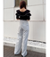 basicストレートパンツ