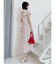 ラッフルプリーツティアードワンピース