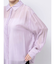 バックスリットシアーシャツ