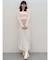 ミニシャギーVネッククロップドニット