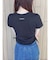 【メロクロコラボ】クロミワンポイント刺繍クロップドTシャツ