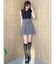 ノースリポロニットトップス