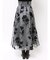 フロッキープリントフレアスカート