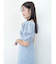 レースデコルテドットワンピース