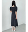 レースデコルテドットワンピース