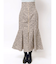 フロントZIPマーメイドスカート