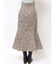 フロントZIPマーメイドスカート