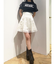 【MARY QUANTコラボ】デイジーフロッキープリントバックレースアップミニスカパン