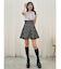 【MARY QUANTコラボ】デイジーフロッキープリントバックレースアップミニスカパン