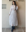 ウエストリブプリーツワンピース