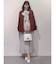 ウエストリブプリーツワンピース