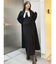 3WAY配色ストラップバッククロスロングスリーブワンピース
