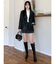 フェイクレザーオーバージャケット