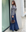 バックレースアップストレッチマーメイドスカート