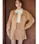シフォンラッフルフリルボウタイブラウス