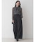 シフォンラッフルフリルボウタイブラウス