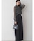 シフォンラッフルフリルボウタイブラウス
