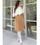 シフォンラッフルフリルボウタイブラウス