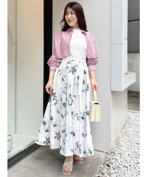 【マーキュリーデュオ】クロップドシアーシャツ クロップドシアーシャツ｜マーキュリーデュオの通販｜&mall