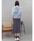 アシメビスチェニットワンピース