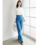 ハイウエストストレートストレッチデニム
