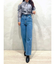 ハイウエストストレートストレッチデニム