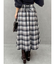 オリジナルチェックコルセットフレアスカート
