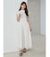 カラースモッキングラッフルワンピース