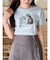 CATプリントリボンTシャツ