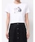 CATプリントリボンTシャツ