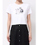 CATプリントリボンTシャツ