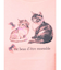 CATプリントリボンTシャツ