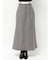 ウエストレイヤードナロースカート