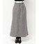 ウエストレイヤードナロースカート