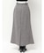 ウエストレイヤードナロースカート