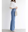 ハイウエストストレートストレッチデニム