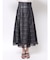オリジナルチュールチェックフレアスカート