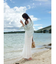 カットレースブロッキングマーメイドワンピース