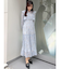 花柄プリーツティアードワンピース
