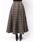 オリジナルチェックプリーツレイヤードスカート