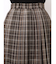 オリジナルチェックプリーツレイヤードスカート