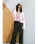 フェイクウール折返しベルトパンツ