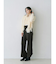 フェイクウール折返しベルトパンツ