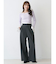 フェイクウール折返しベルトパンツ