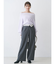 フェイクウール折返しベルトパンツ