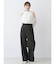 フェイクウール折返しベルトパンツ